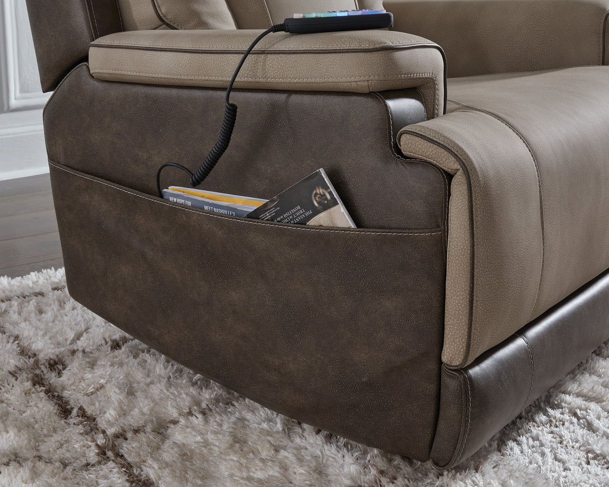 4Z-Peaceful Pause Sand Power Lift Recliner from Ashley - Luna Furniture