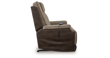 4Z-Peaceful Pause Sand Power Lift Recliner from Ashley Furniture - Luna Furniture