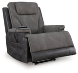 4Z-Peaceful Pause Slate Power Lift Recliner from Ashley - Luna Furniture