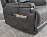 4Z-Peaceful Pause Slate Power Lift Recliner from Ashley - Luna Furniture