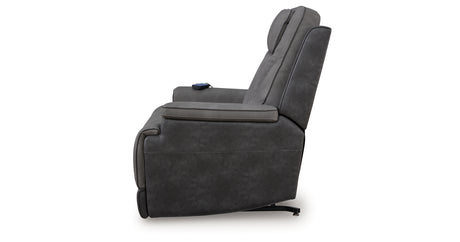 4Z-Peaceful Pause Slate Power Lift Recliner from Ashley Furniture - Luna Furniture