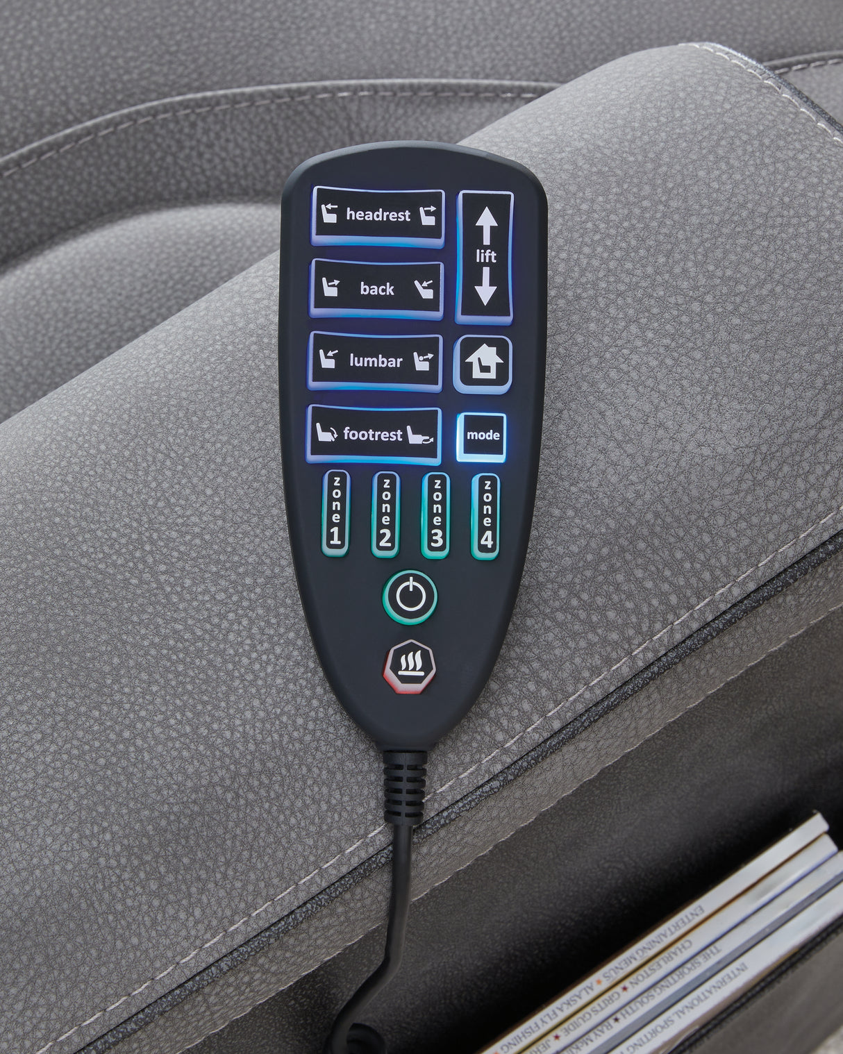 4Z-Peaceful Pause Slate Power Lift Recliner from Ashley - Luna Furniture