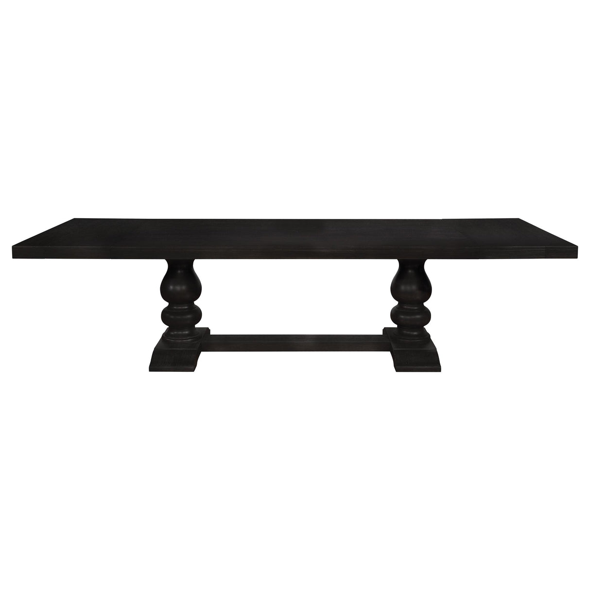 Phelps Distressed Noir 5-Piece Rectangular Dining Table Set from Coaster - Luna Furniture