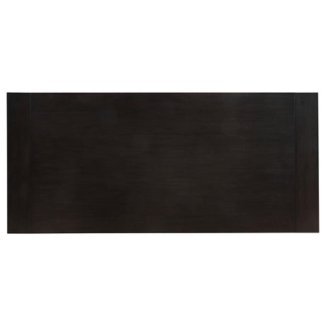 Phelps Distressed Noir 5-Piece Rectangular Dining Table Set from Coaster - Luna Furniture