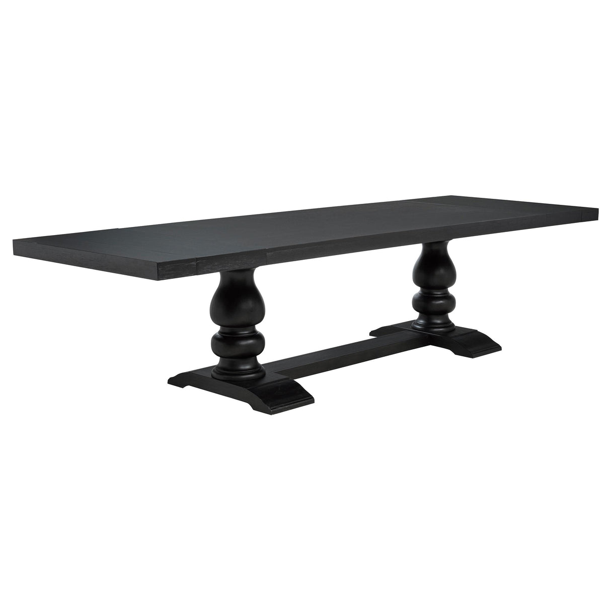 Phelps 7-piece Rectangular Dining Table Set Distressed Noir from Coaster - Luna Furniture