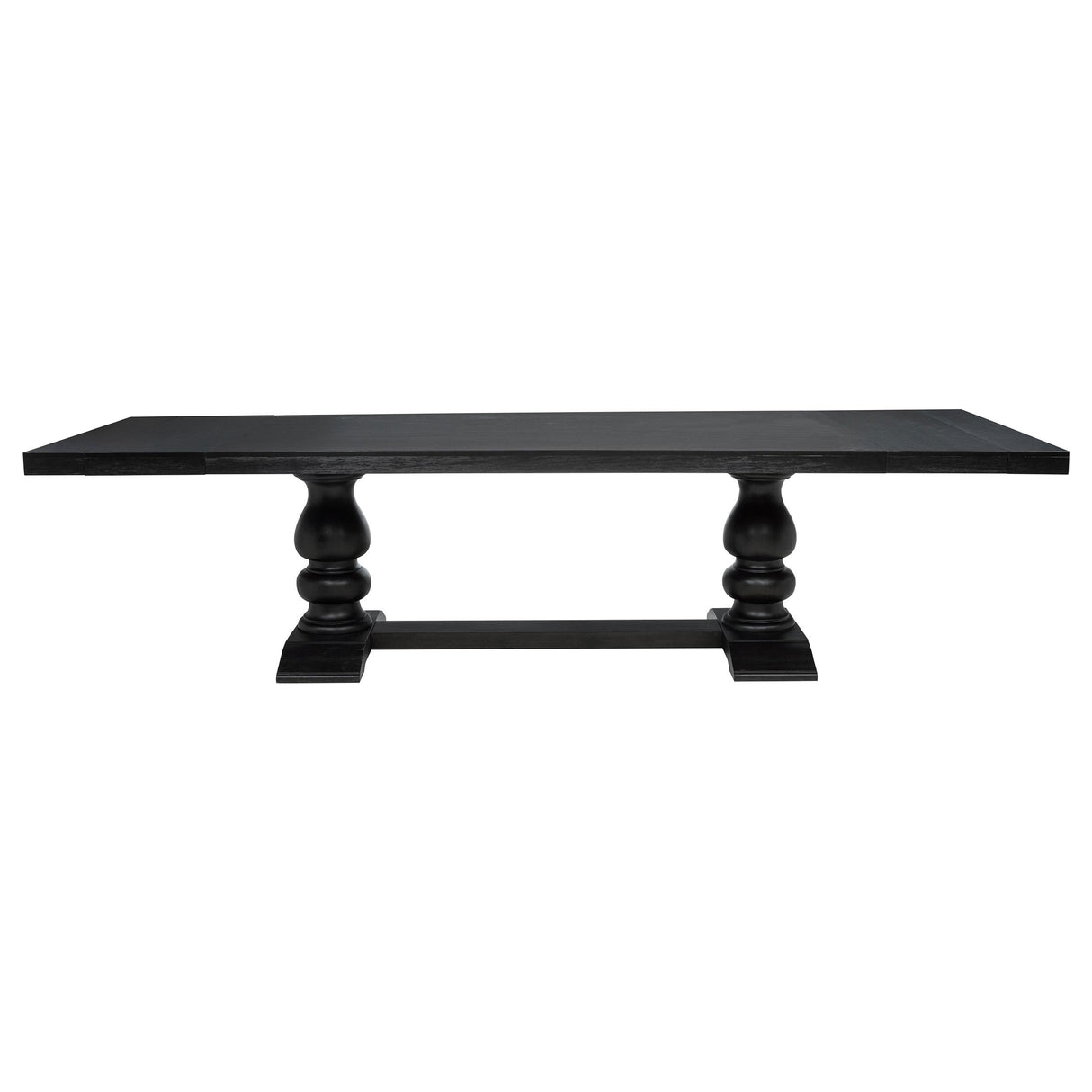 Phelps Distressed Noir 7-piece Rectangular Dining Table Set from Coaster - Luna Furniture