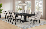 Phelps Distressed Noir/Tobacco Rectangular Dining Set from Coaster - Luna Furniture