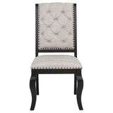 Phelps Tobacco Upholstered Dining Side Chair, Set of 2 from Coaster - Luna Furniture