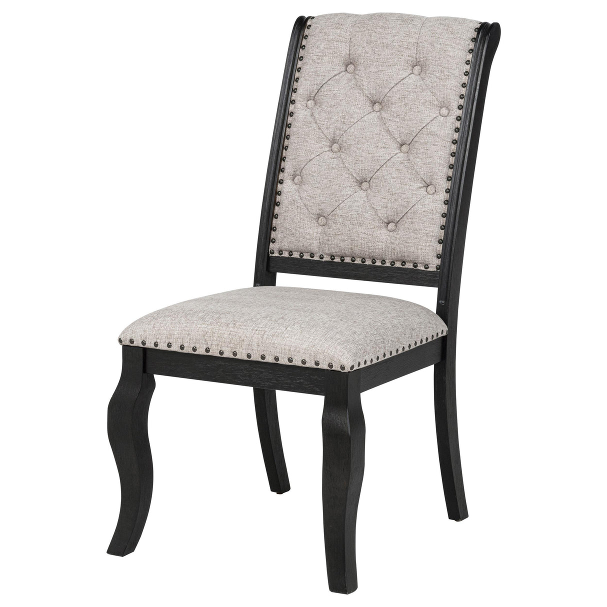 Phelps Tobacco Upholstered Dining Side Chair, Set of 2 from Coaster - Luna Furniture