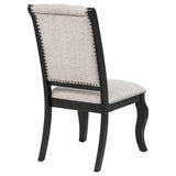 Phelps Tobacco Upholstered Dining Side Chair, Set of 2 from Coaster - Luna Furniture