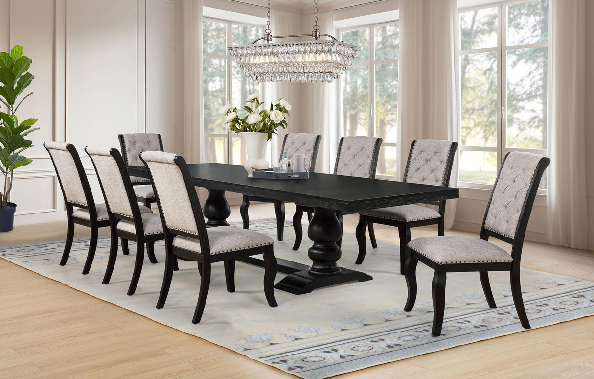 Phelps Tobacco Upholstered Dining Side Chair, Set of 2 from Coaster - Luna Furniture