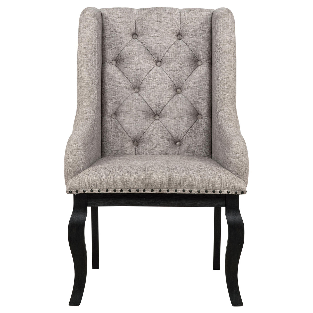 Phelps Tobacco Upholstered Dining Arm Chair, Set of 2 from Coaster - Luna Furniture