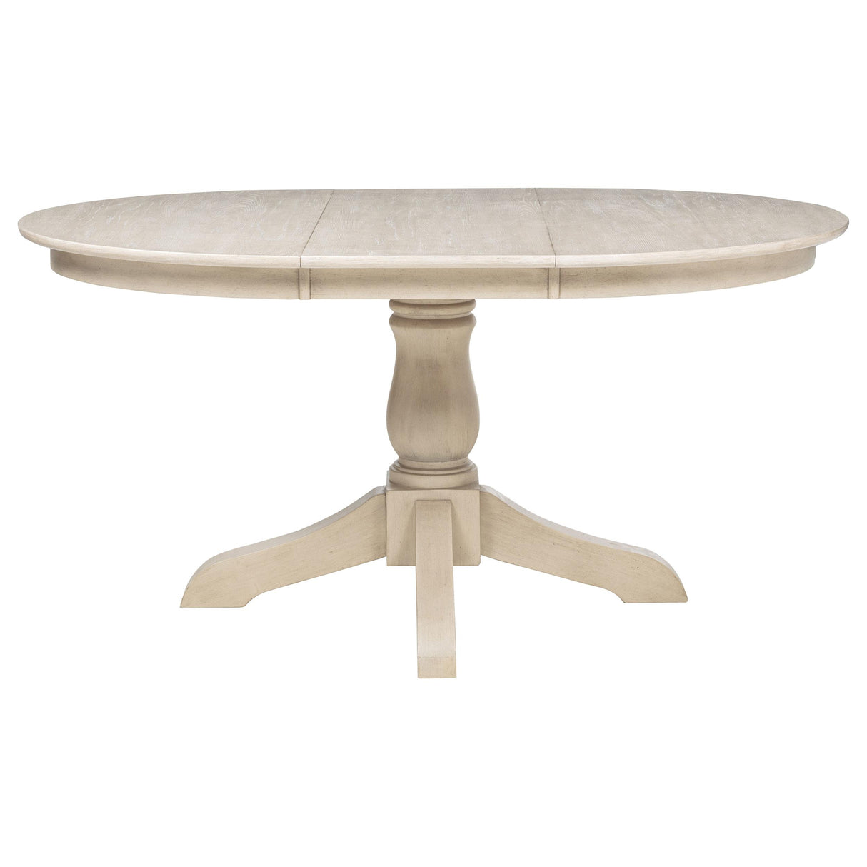 Orrison Linen 5-Piece Oval 62-inch Extension Leaf Dining Set from Coaster - Luna Furniture