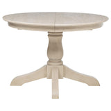 Orrison Linen 5-Piece Oval 62-inch Extension Leaf Dining Set from Coaster - Luna Furniture