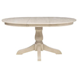 Orrison Linen 7-Piece Oval 62-inch Extension Leaf Dining Set from Coaster - Luna Furniture