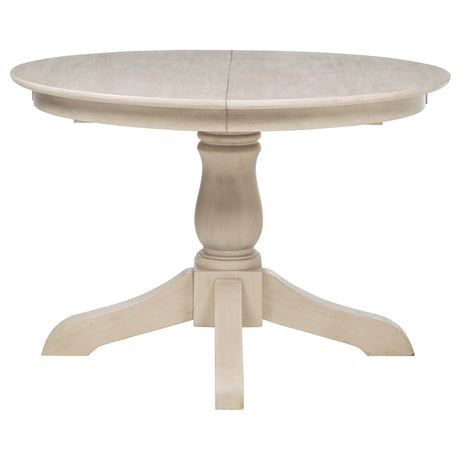 Orrison Linen 7-Piece Oval 62-inch Extension Leaf Dining Set from Coaster - Luna Furniture