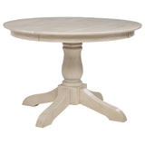 Orrison Linen Oval 62-inch Wood Extension Leaf Dining Table from Coaster - Luna Furniture