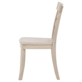 Orrison Linen Ladder Back Dining Side Chair, Set of 2 from Coaster - Luna Furniture