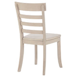 Orrison Linen Ladder Back Dining Side Chair, Set of 2 from Coaster - Luna Furniture