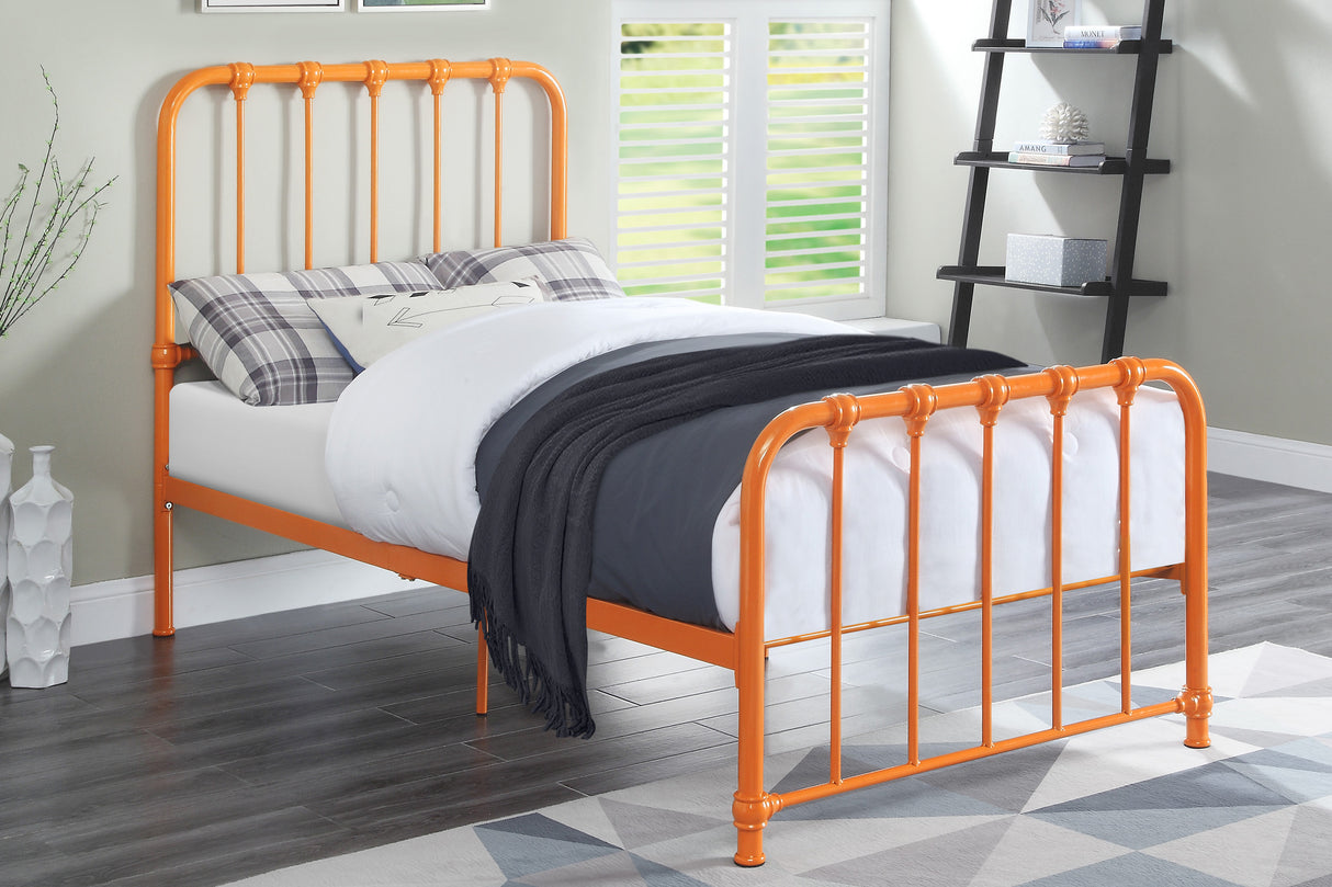 Bethany Dark Bronze Twin Metal Platform Bed from Homelegance - Luna Furniture