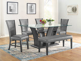 Camelia Gray/Gray Dining Chair, Set of 2 from Crown Mark - Luna Furniture