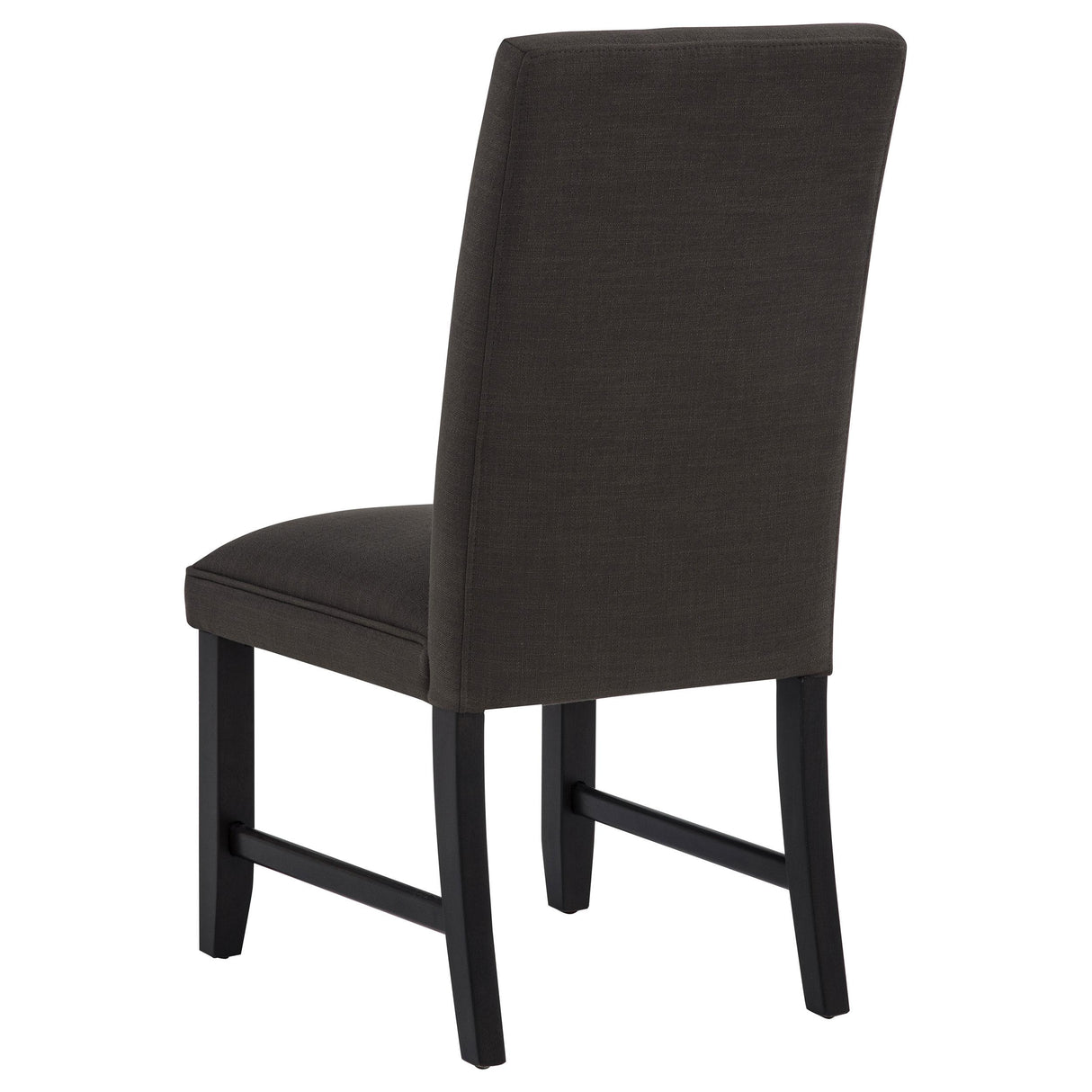 Berning Charcoal and Gray Fabric Upholstered Parson Side Chair, Set of 2 from Coaster - Luna Furniture