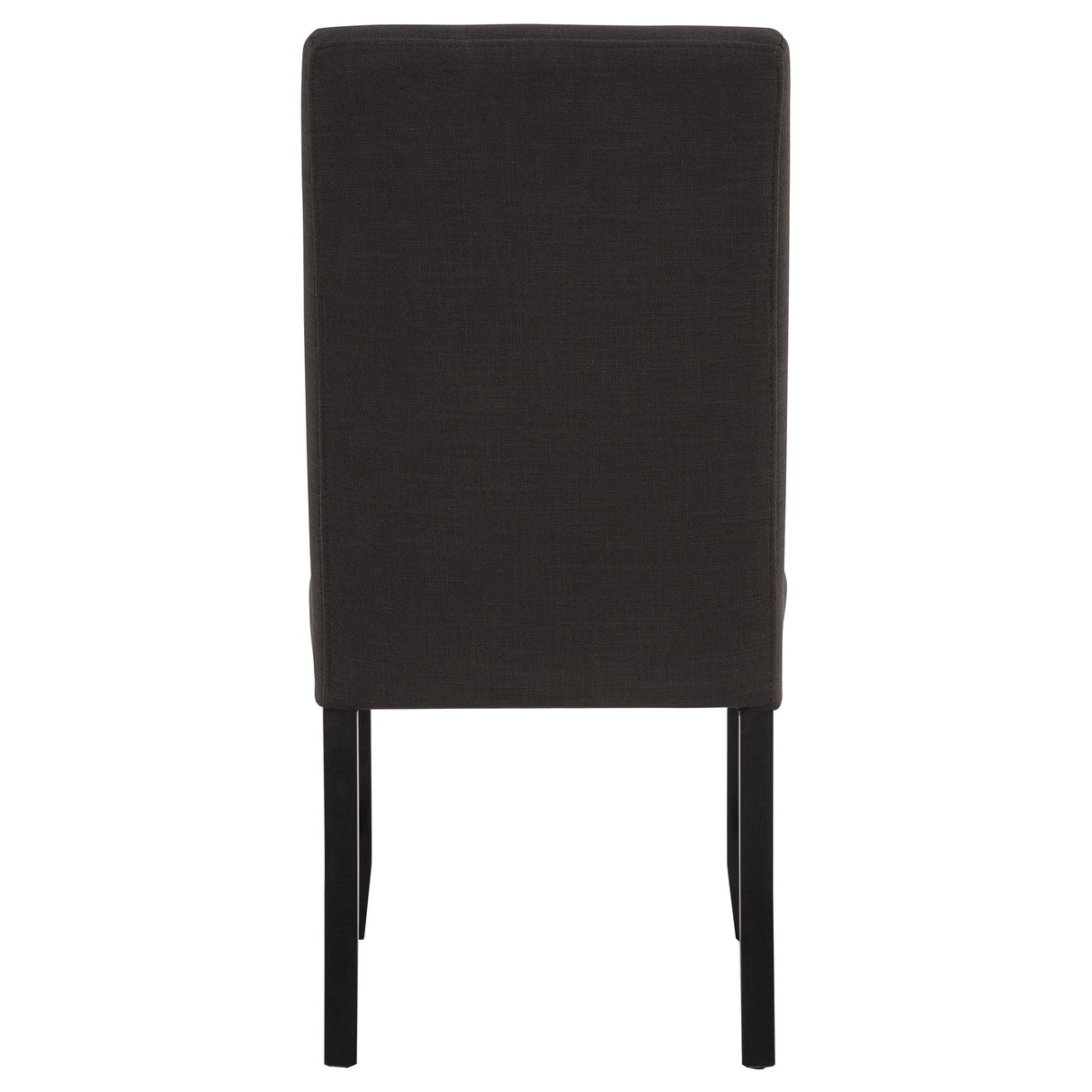 Berning Charcoal and Gray Fabric Upholstered Parson Side Chair, Set of 2 from Coaster - Luna Furniture
