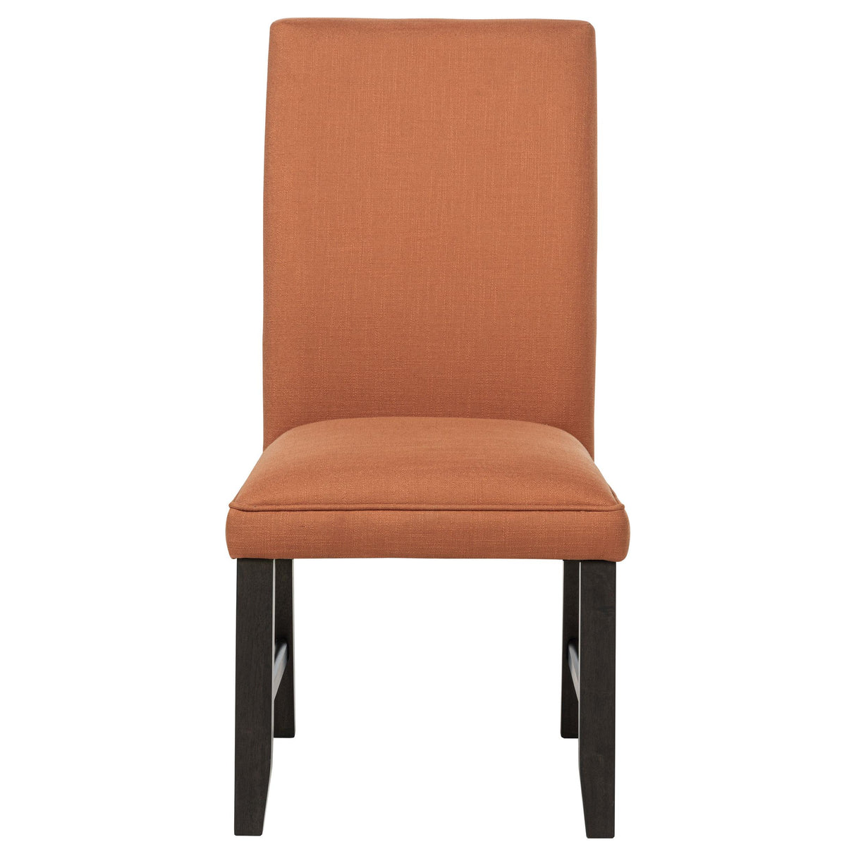 Berning Salmon Fabric Upholstered Parson Side Chair Orange, Set of 2 from Coaster - Luna Furniture