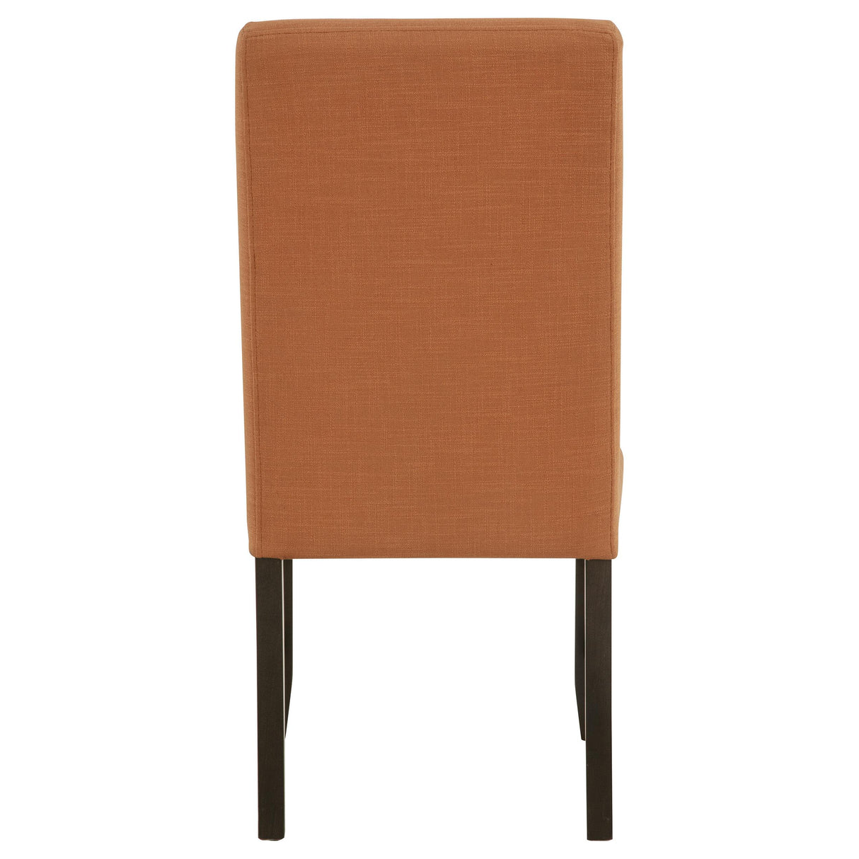 Berning Salmon Fabric Upholstered Parson Side Chair Orange, Set of 2 from Coaster - Luna Furniture