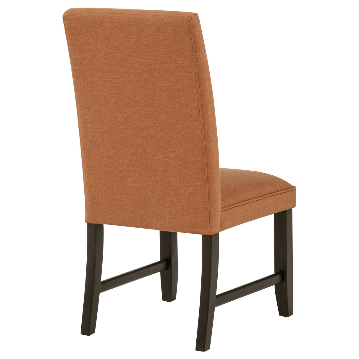 Berning Salmon Fabric Upholstered Parson Side Chair Orange, Set of 2 from Coaster - Luna Furniture