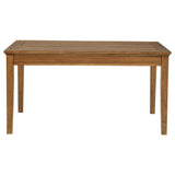Atwood Warm Brown 5-piece Rectangular Wood Dining Set from Coaster - Luna Furniture
