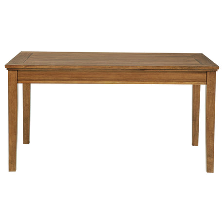 Atwood Warm Brown 5-piece Rectangular Wood Dining Set from Coaster - Luna Furniture