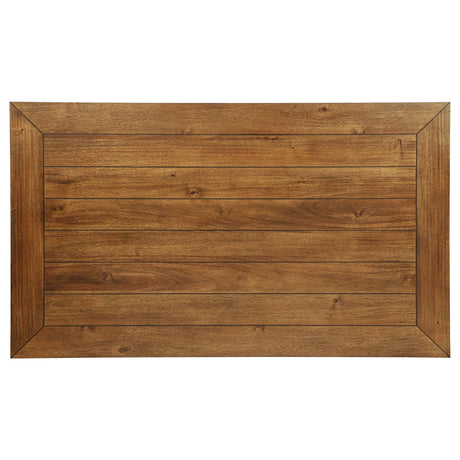Atwood Warm Brown 5-piece Rectangular Wood Dining Set from Coaster - Luna Furniture