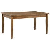 Atwood Warm Brown Rectangular Wood Dining Table from Coaster - Luna Furniture
