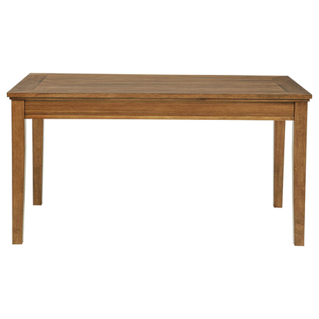 Atwood Warm Brown Rectangular Wood Dining Table from Coaster - Luna Furniture
