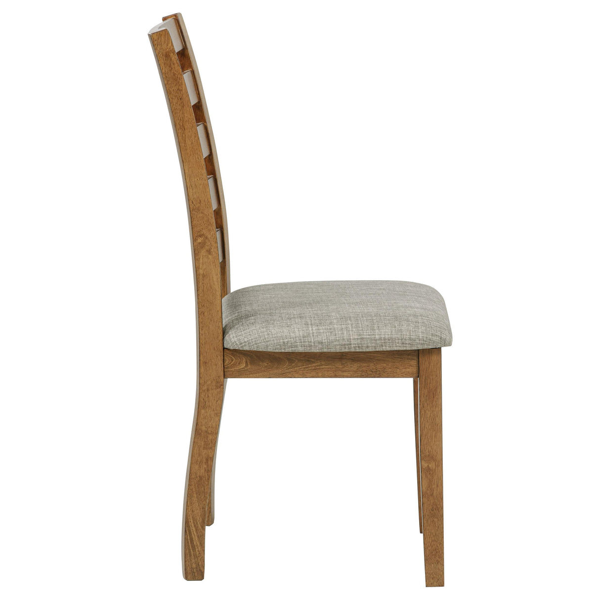Atwood Warm Brown Wood Dining Side Chair Upholstered Seat from Coaster - Luna Furniture