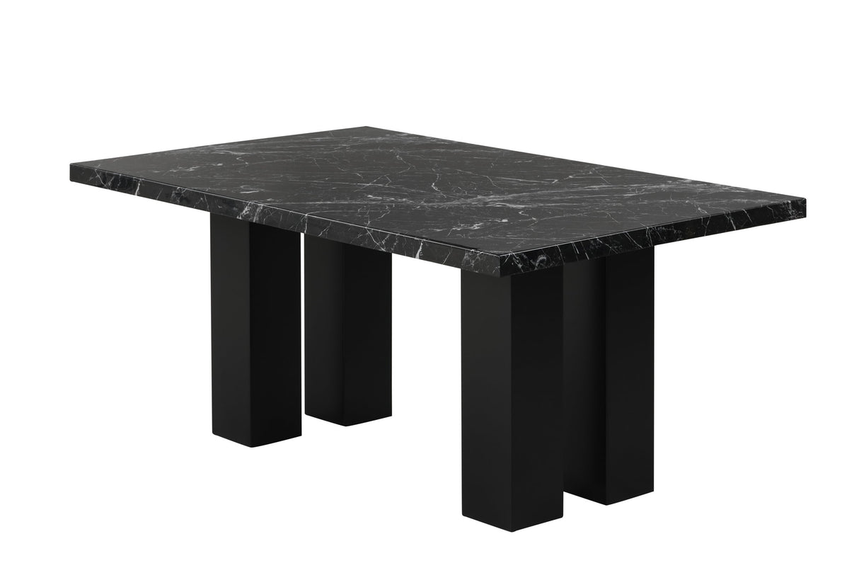 Solna Black 6-Piece Dining Set from Happy Homes - Luna Furniture