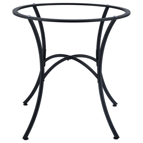 Kline Matte Black Curved Metal Dining Table Base from Coaster - Luna Furniture