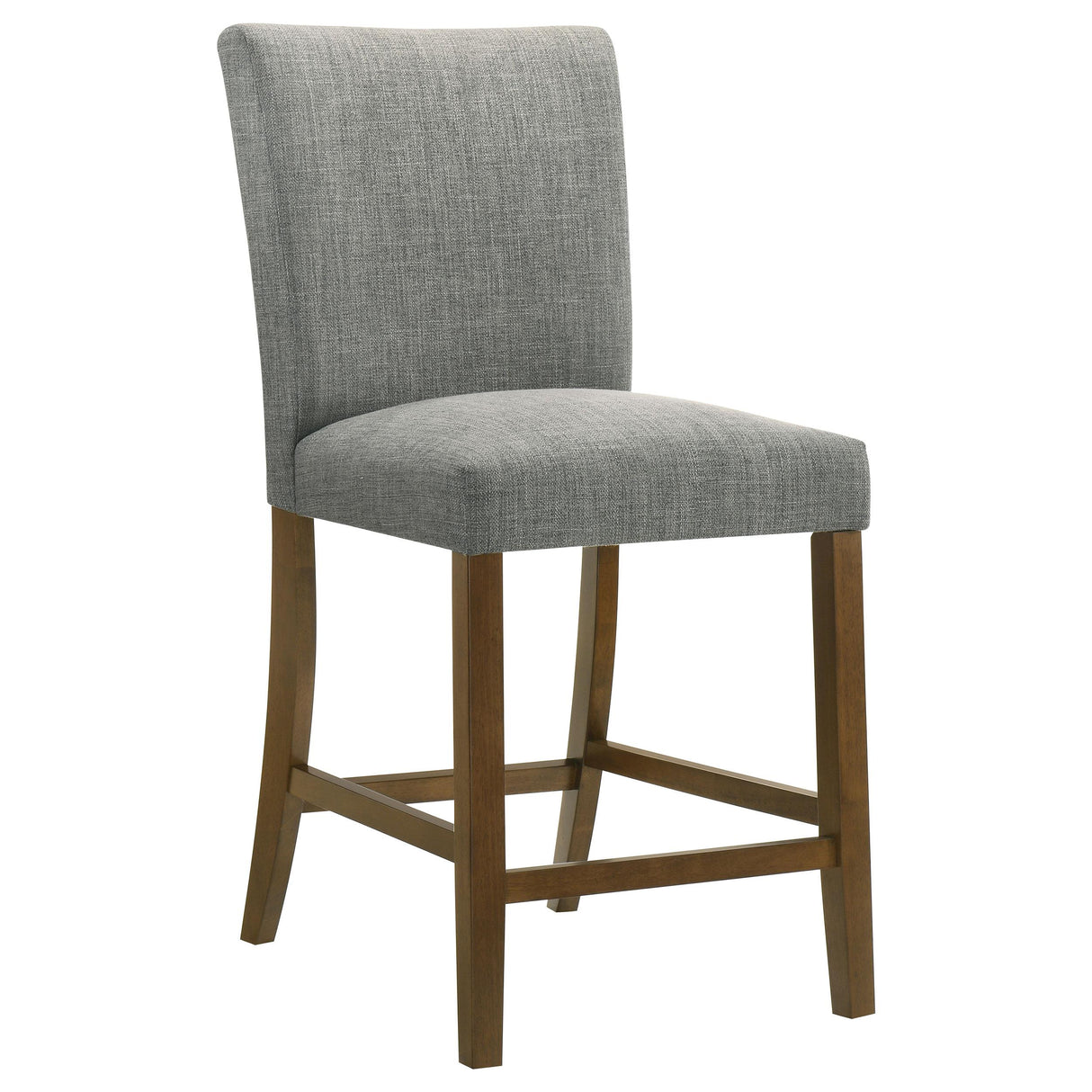 Paxton Gray 5-piece Round Glass Top Counter Height Dining Set from Coaster - Luna Furniture