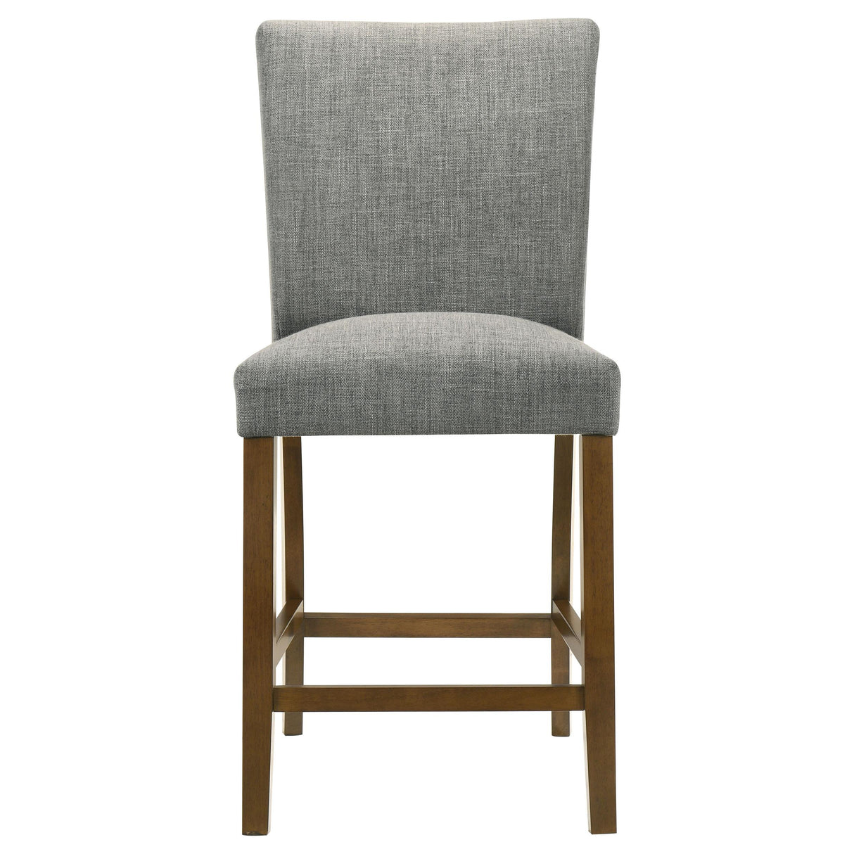 Paxton Gray 5-piece Round Glass Top Counter Height Dining Set from Coaster - Luna Furniture