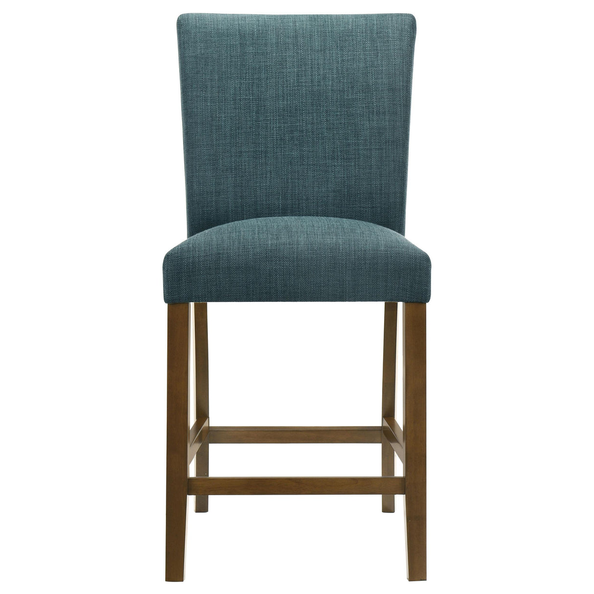 Paxton Teal Blue 5-piece Round Glass Top Counter Height Dining Set from Coaster - Luna Furniture