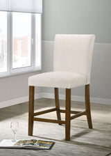 Paxton Beige / Brown Upholstered Counter Height Dining Chair, Set of 2 from Coaster - Luna Furniture
