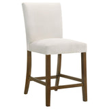 Paxton Beige / Brown Upholstered Counter Height Dining Chair, Set of 2 from Coaster - Luna Furniture