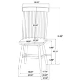 Andrews Light Ash and White 7-Piece Rectangular Dining Set from Coaster - Luna Furniture