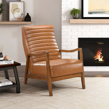Adriano Beige Accent Chair from Homelegance - Luna Furniture