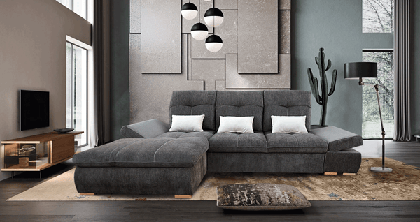 Estero Grey/Silver LAF Sectional