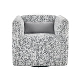 Finnegan Gray Swivel Chair from Homelegance - Luna Furniture