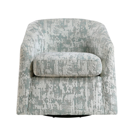 Ruvo Blue Swivel Accent Chair from Homelegance - Luna Furniture