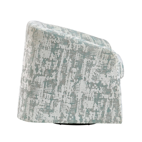 Ruvo Blue Swivel Accent Chair from Homelegance - Luna Furniture