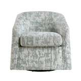 Dalton Green Jacquard Swivel Chair from Homelegance - Luna Furniture